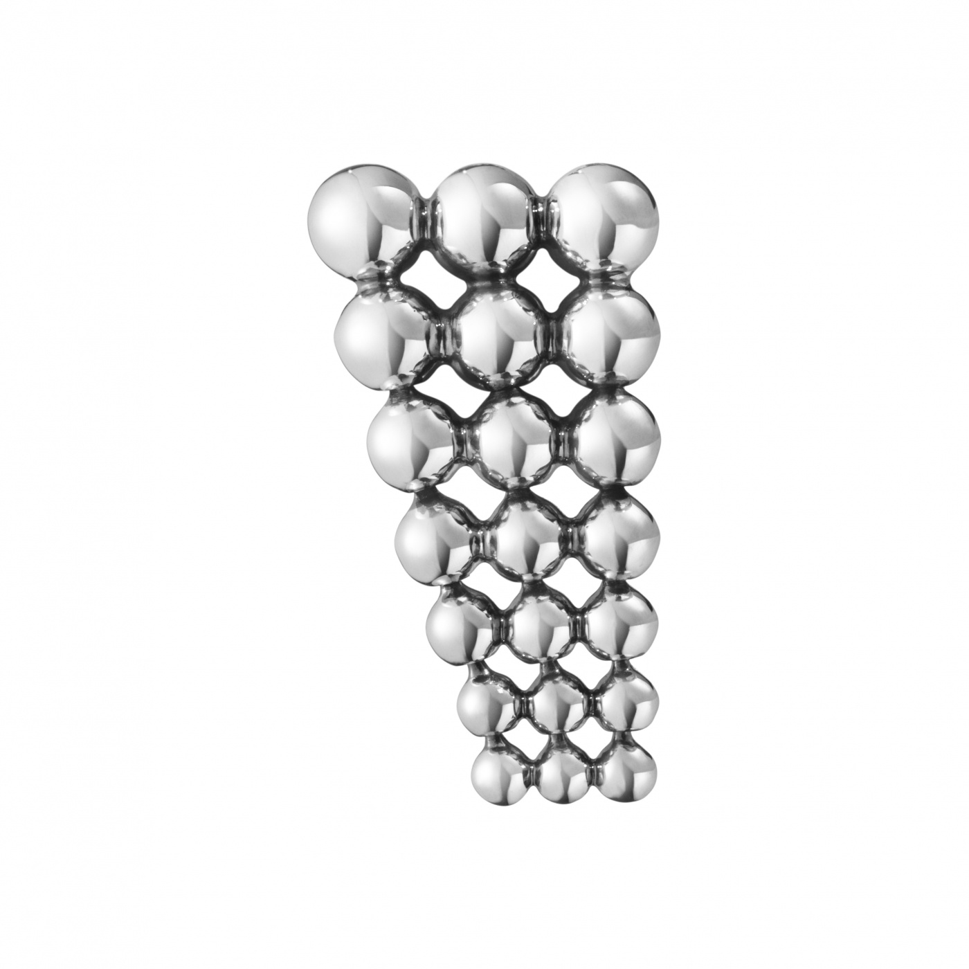 GRAPE A.R.H SHORT Øreringer Sølv LEFT