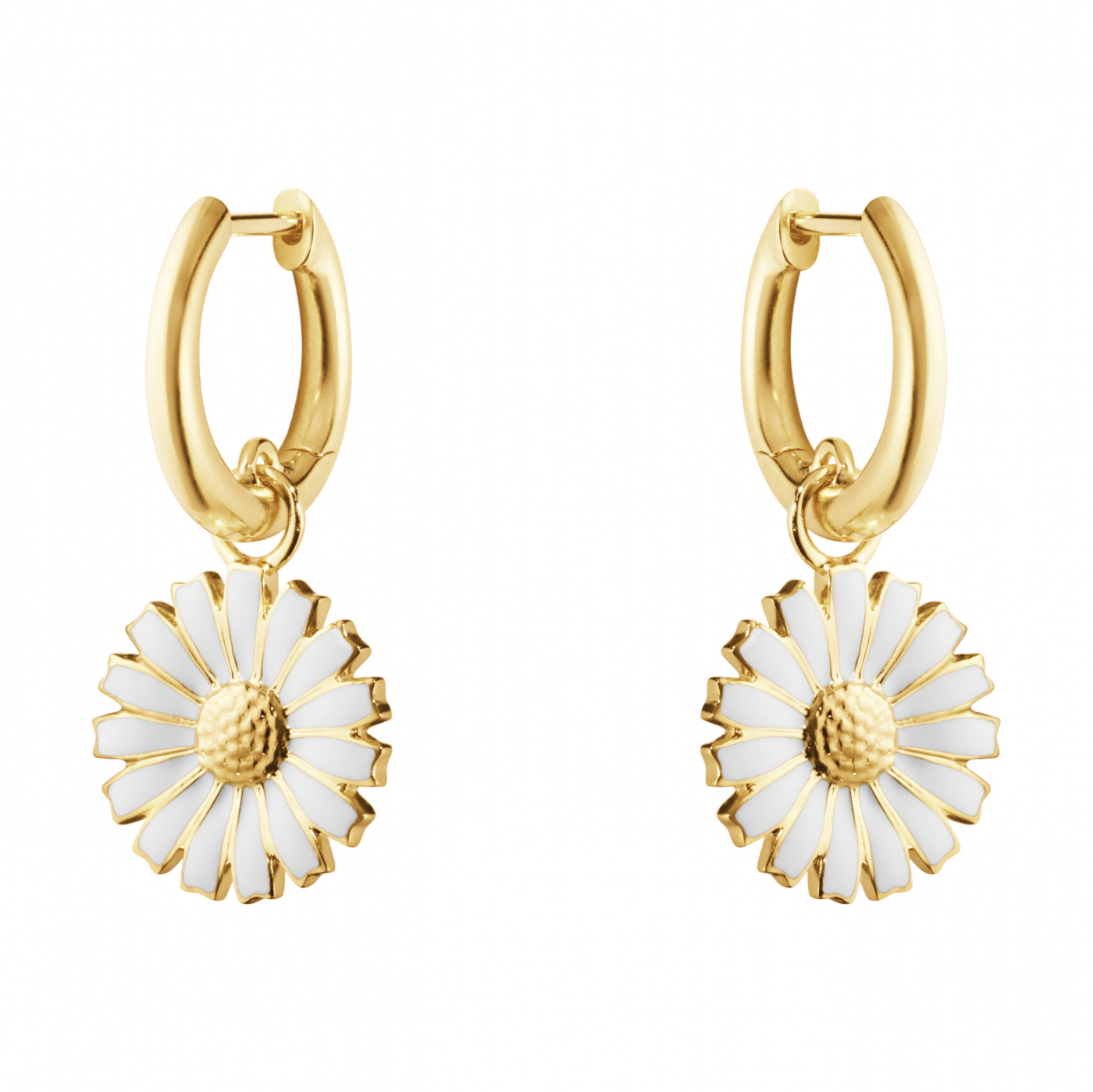 DAISY Øreringer gold plated