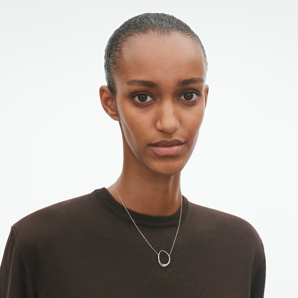 Offspring Necklace, middle Silver