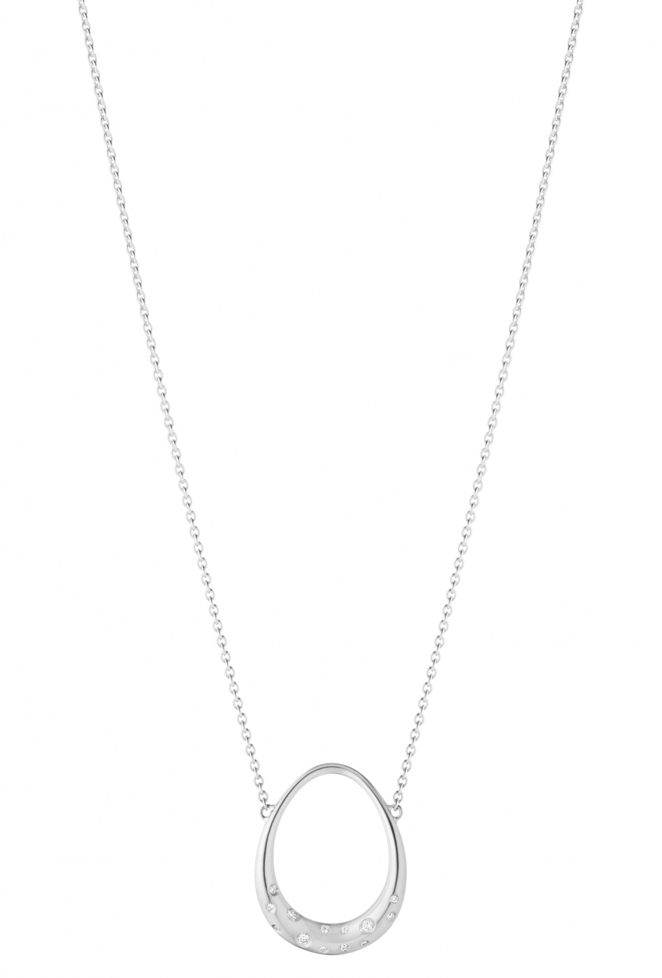 Offspring Necklace, small 0,04ct Silver