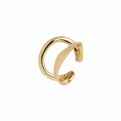 Ripples Ear Cuff Goldplated Silver (One)