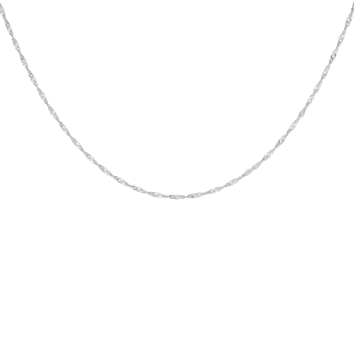 Letters singapore Halskjede 45-50 Sølv