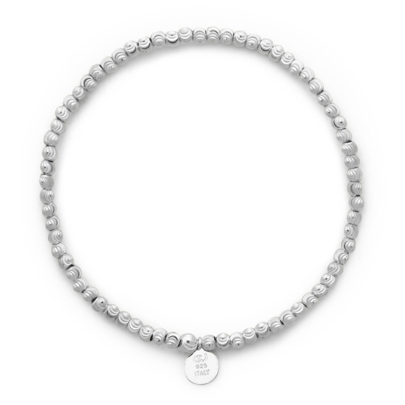 Cubic elastic brace Armbånd plain Sølv