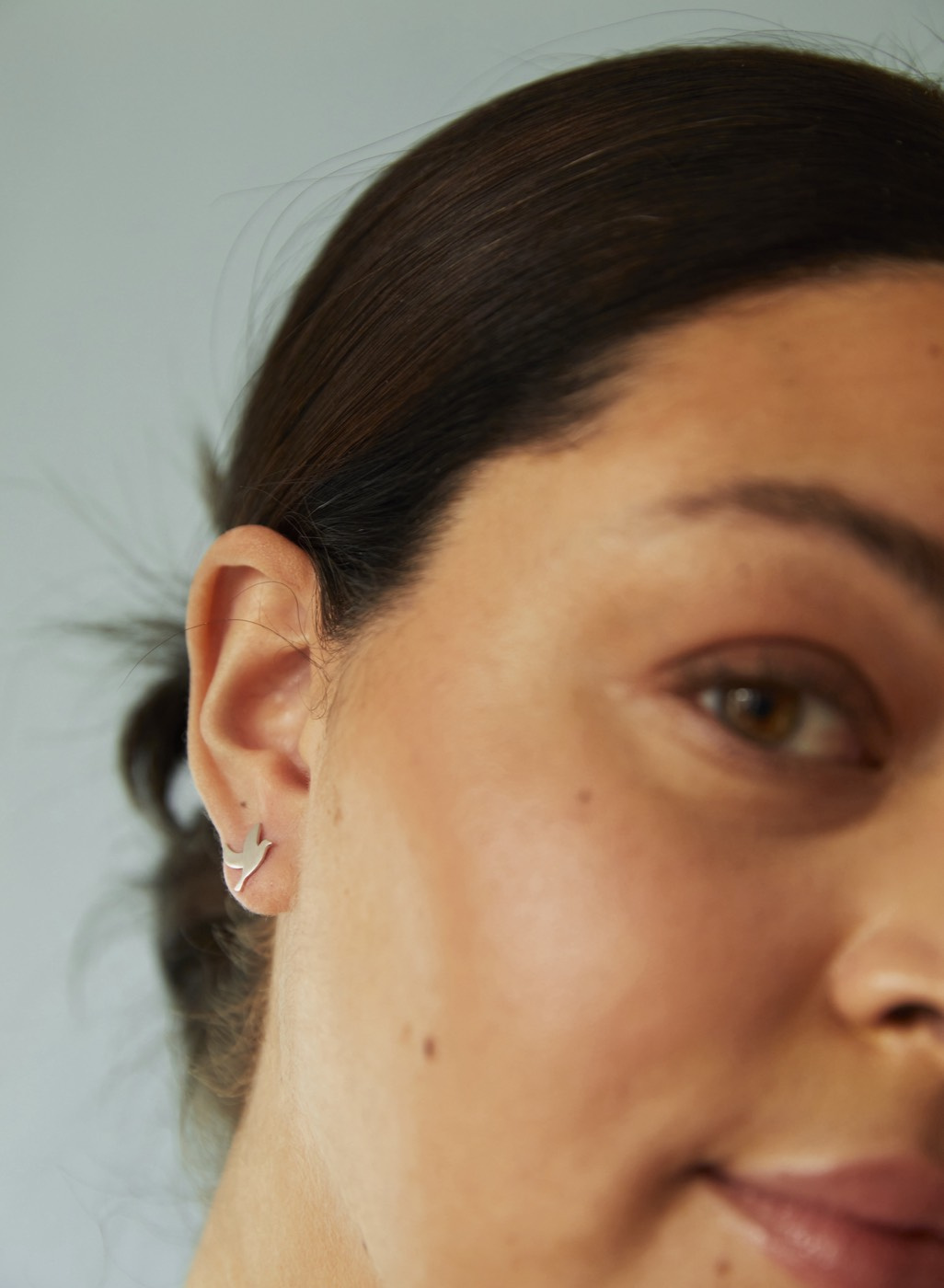 Peace small ear Sølv