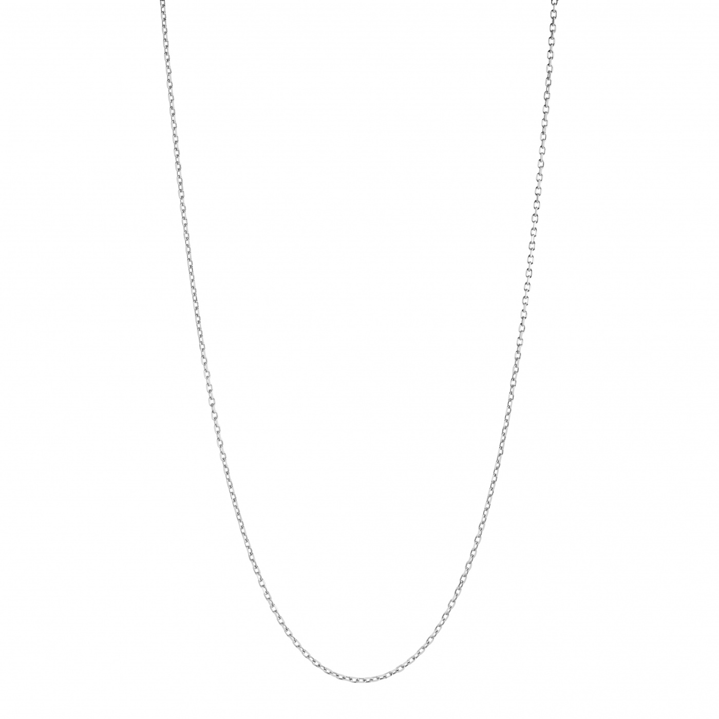 Chain 50 Adjustable Necklace 50 Silver (One)