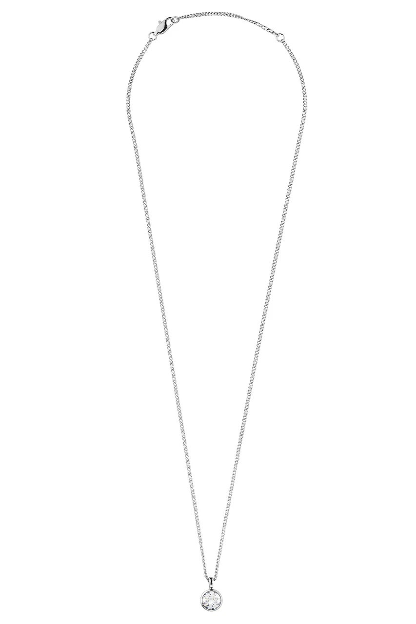 ETTE Sølv CRYSTAL Halskjede