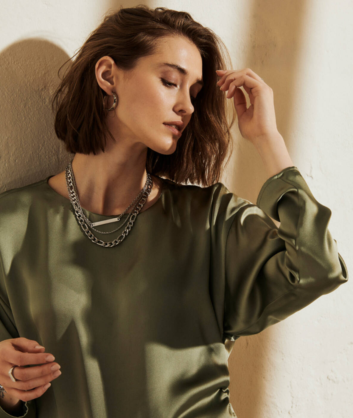 KLARA Wide 30mm Øredobber Stål