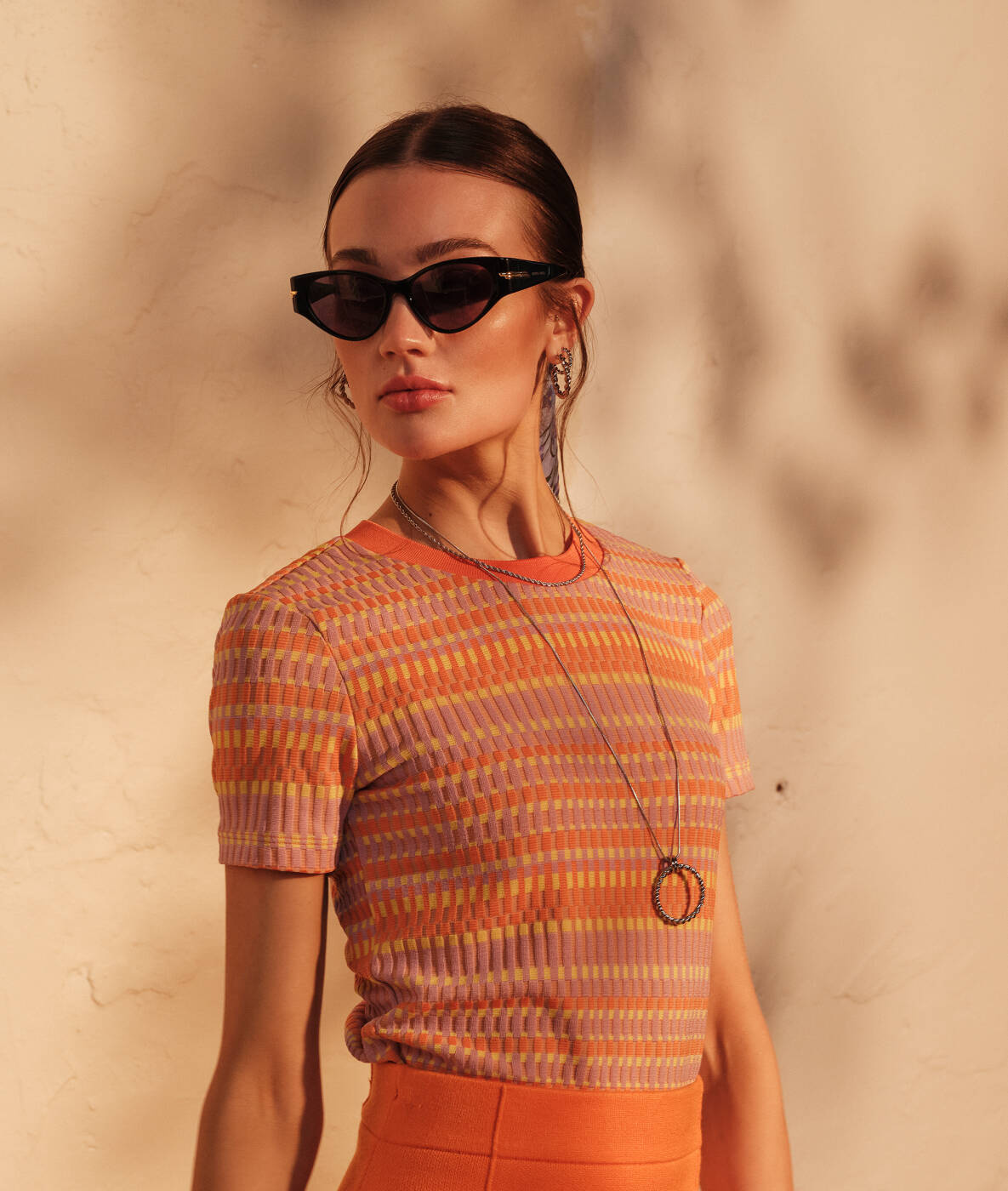 TWIST Single Øredobber Stål