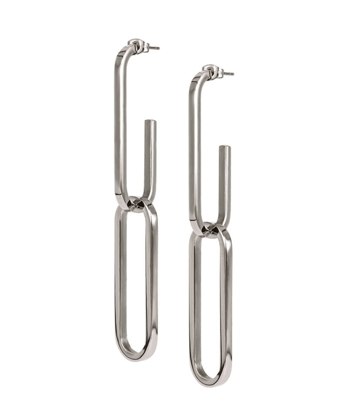 CHANIA Long Øredobber Stål