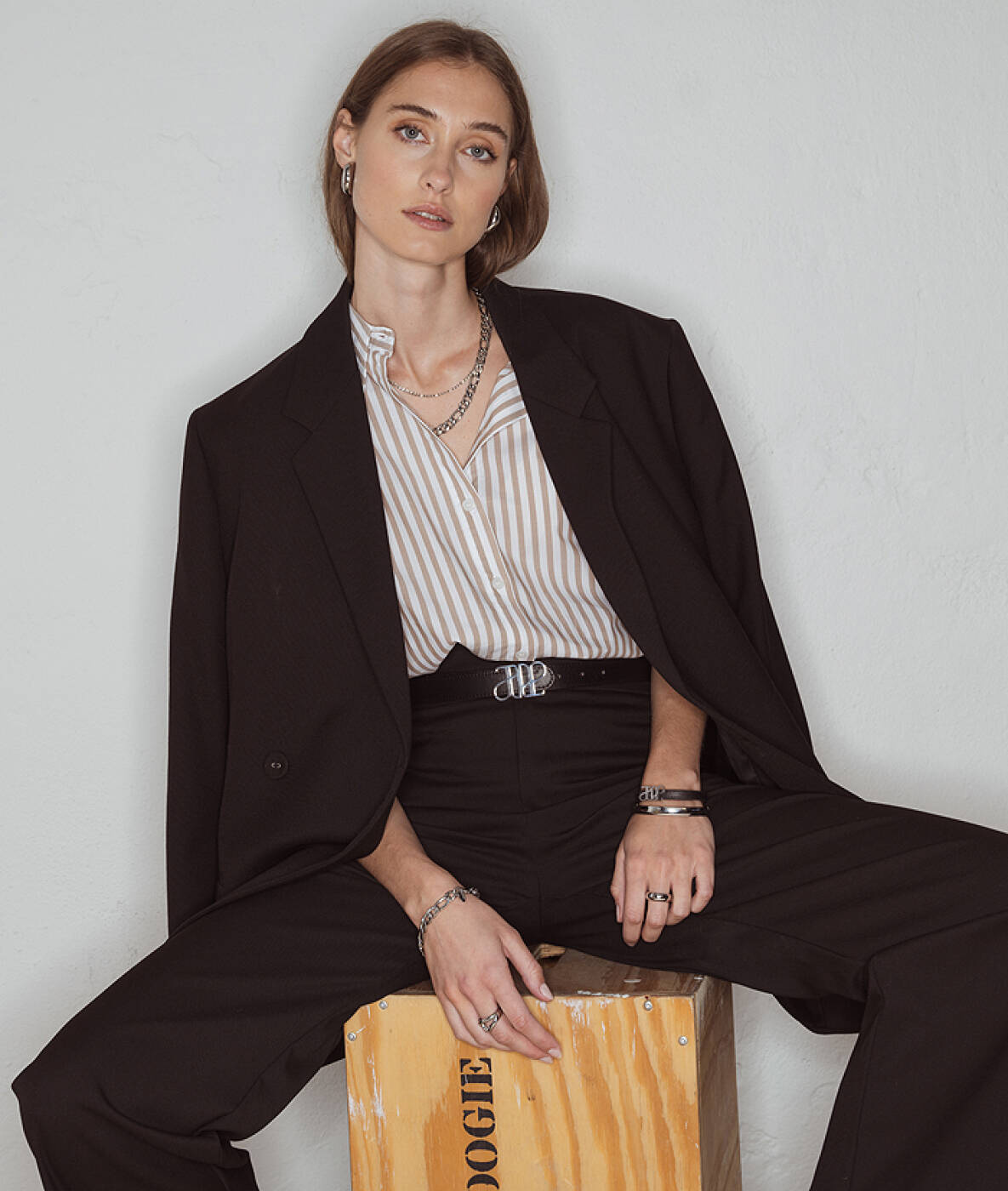 SASHA Small Halskjede Stål