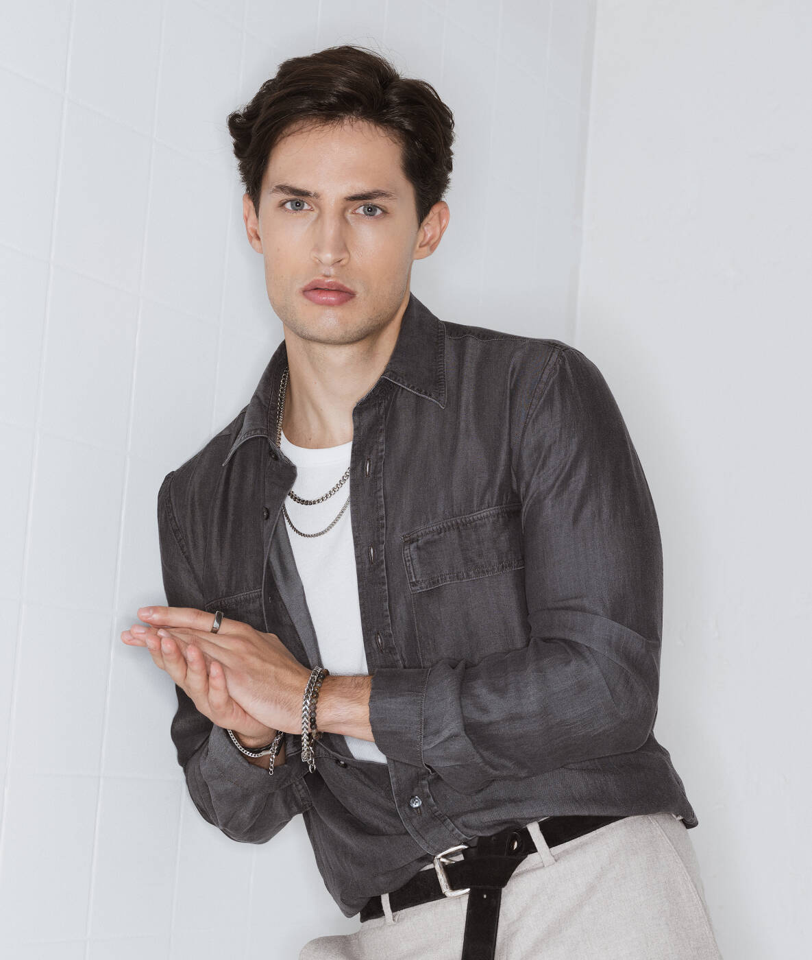 IGGY Halskjede Gun Metal