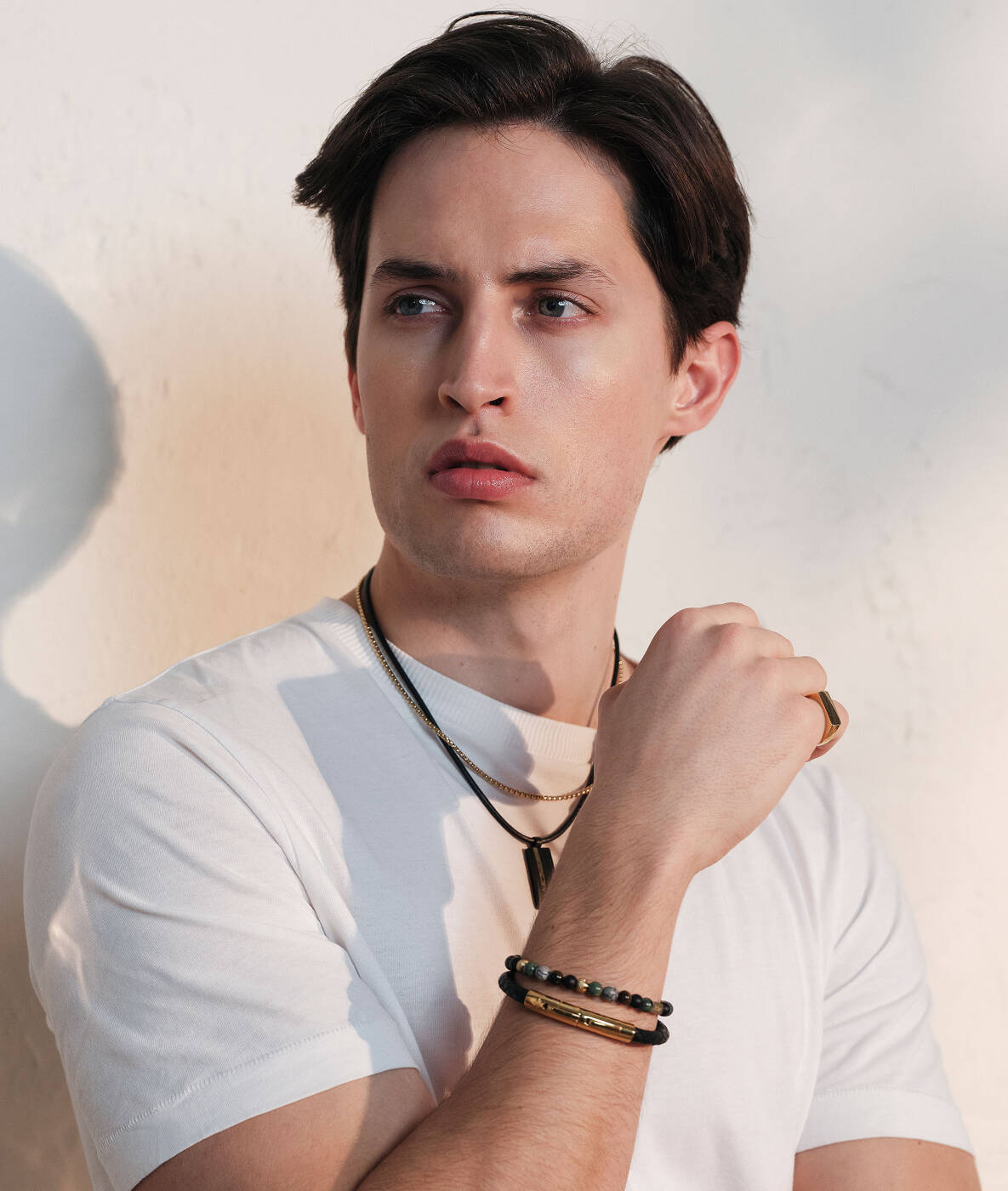 MOLTAS Halskjede Svart /Gull