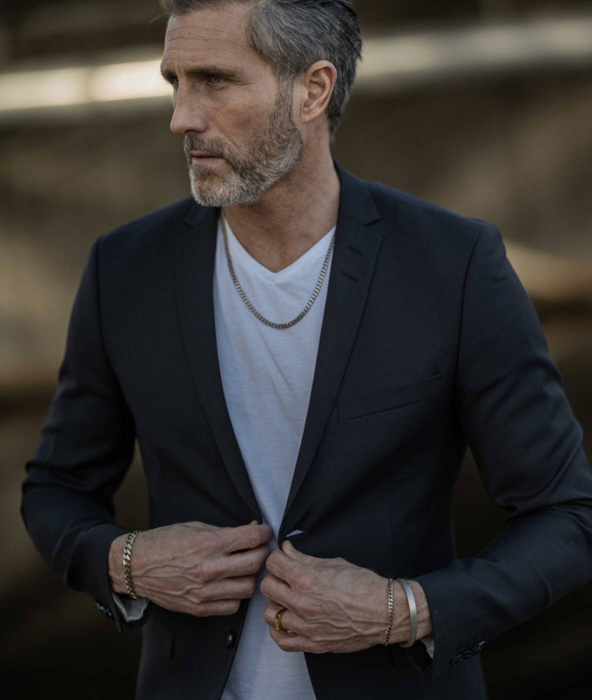 TEXAS Small Armbånd Stål/Gull