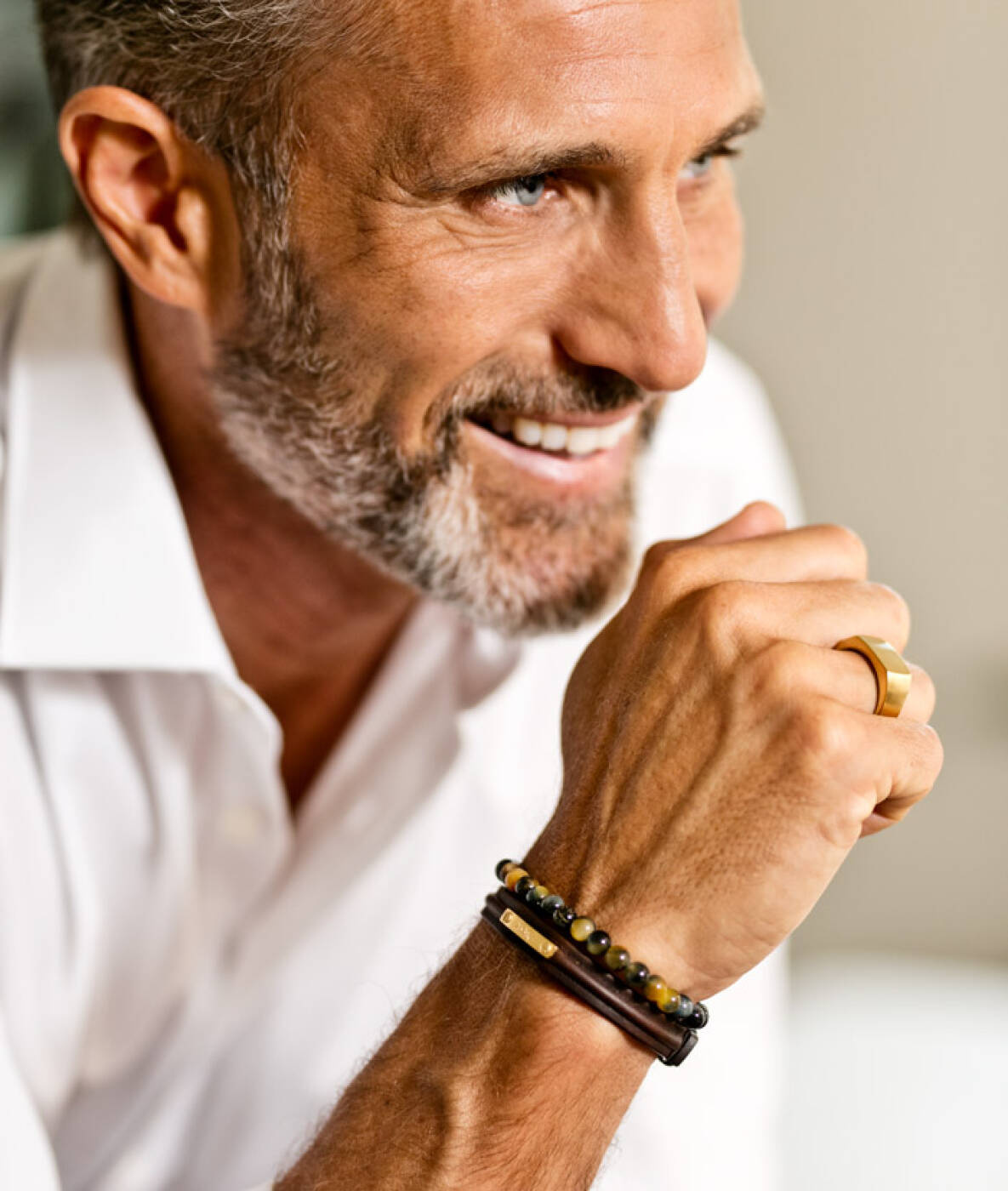 EDDIE Armbånd Svart/Stål