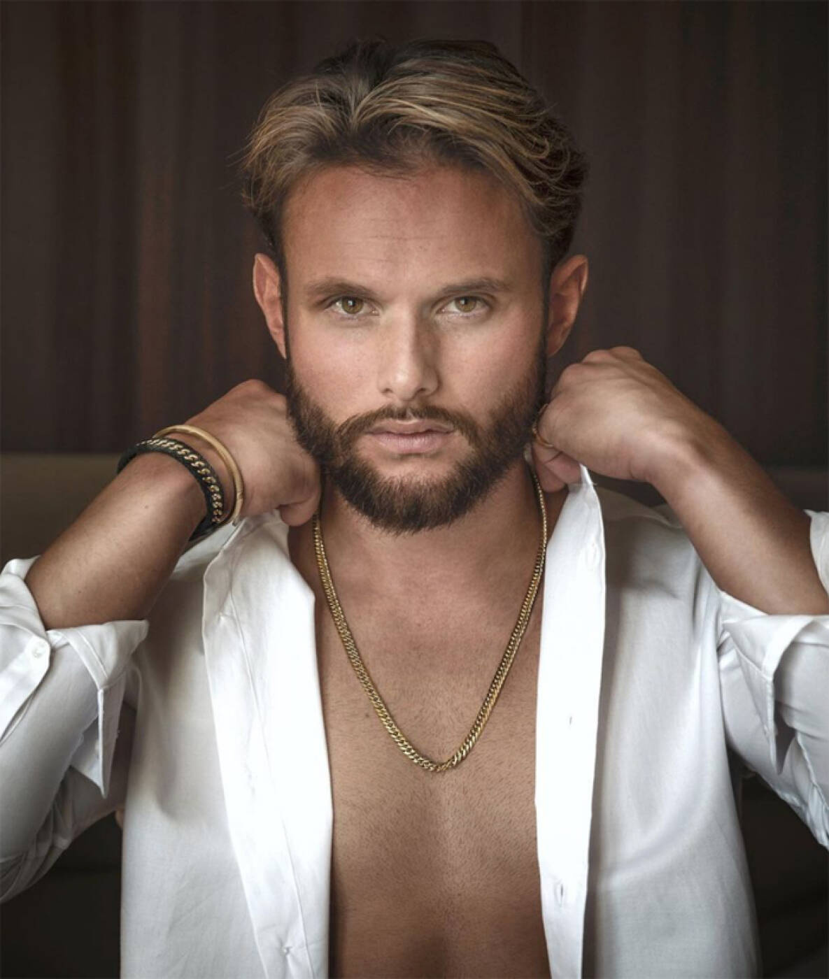 KIAN Armbånd Svart/Gull