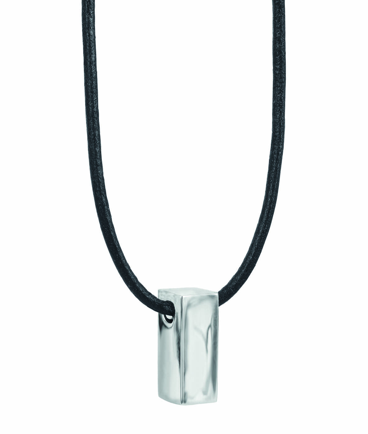 TIM Leather Halskjede Stål