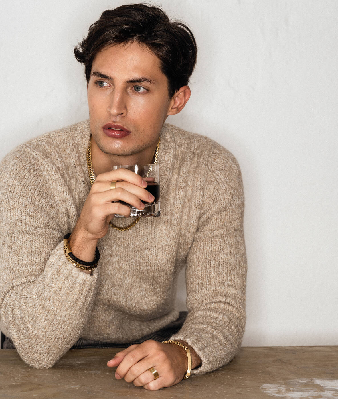 RIWER Small Armbånd Gull