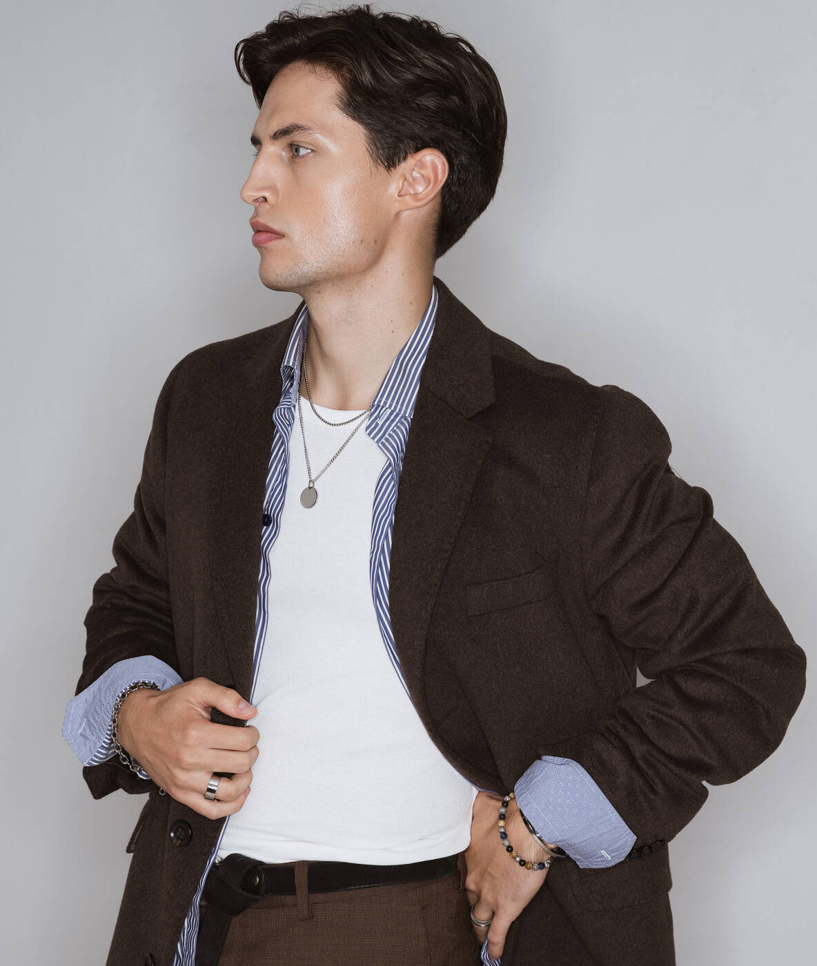 LESTER Halskjede Stål