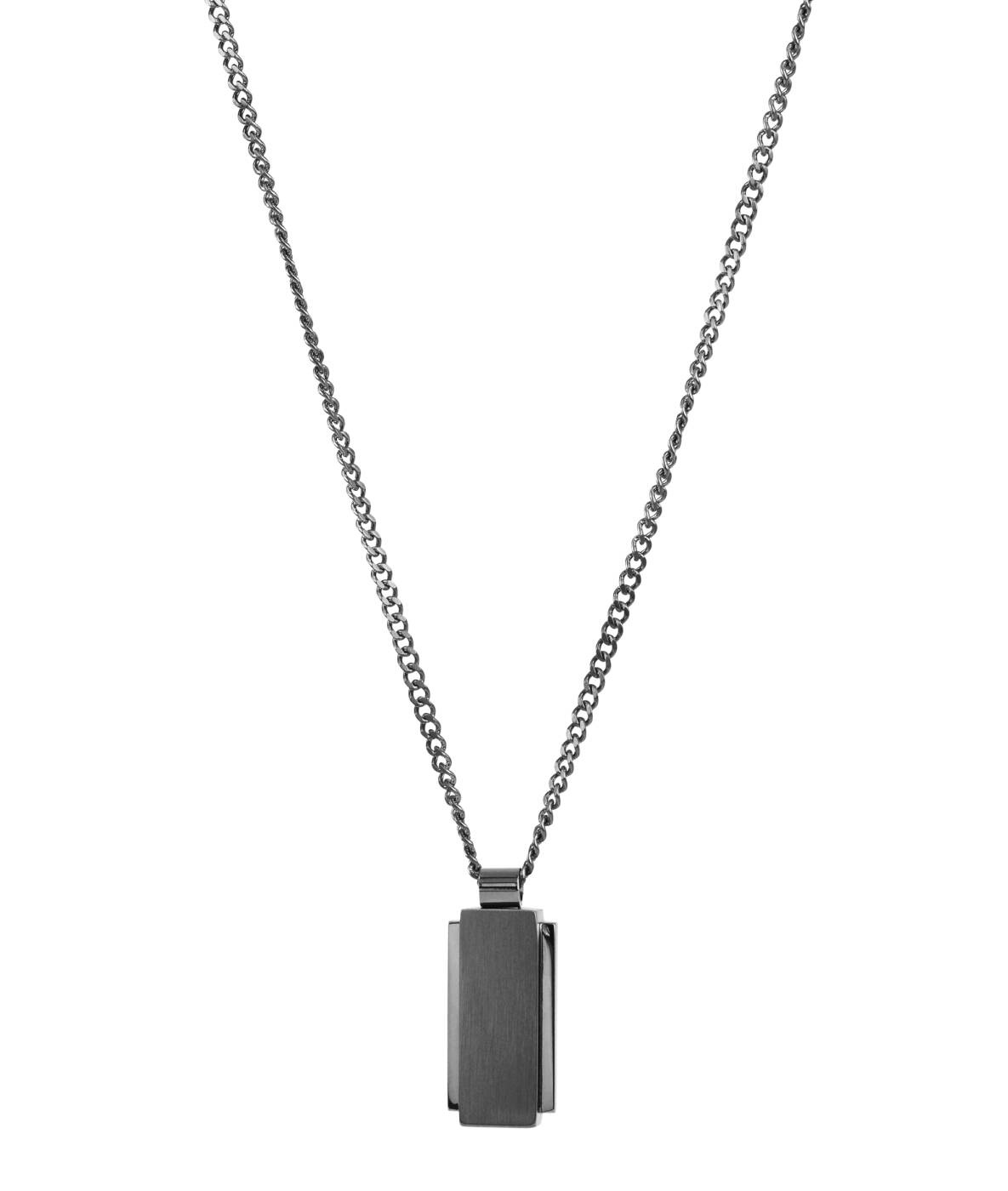 JULIAN Halskjede Gun Metal