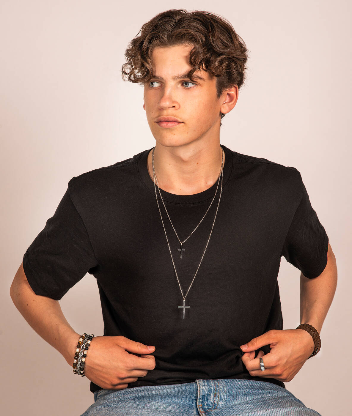 CROSS Halskjede Stål