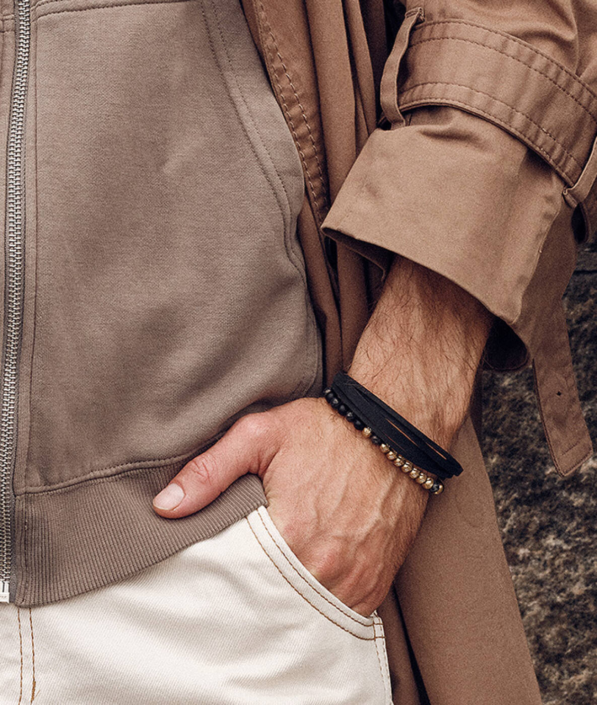 DOUGLAS 21cm Armbånd Svart