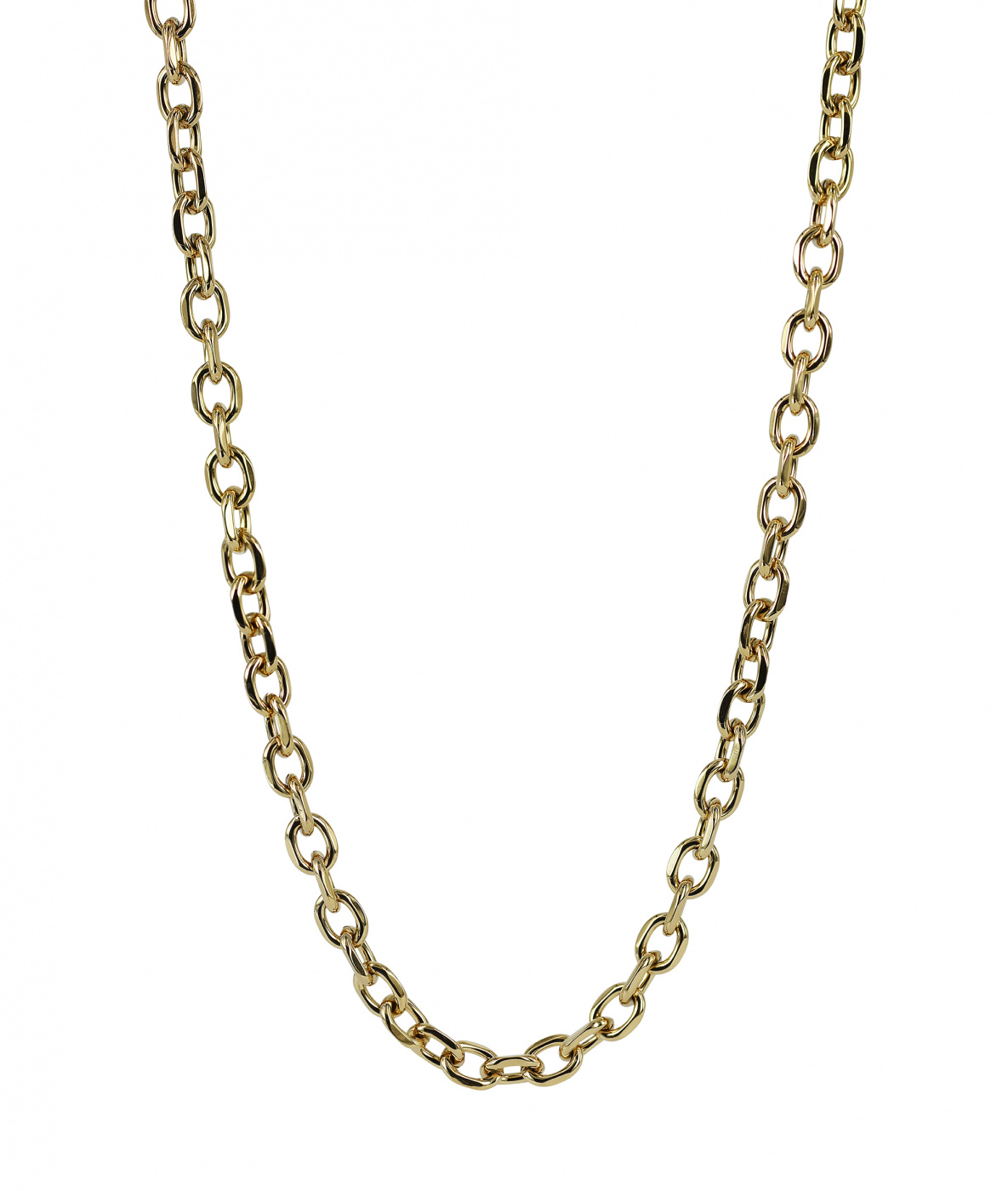 CHARLIE Chain 7 mm Halskjede Gull