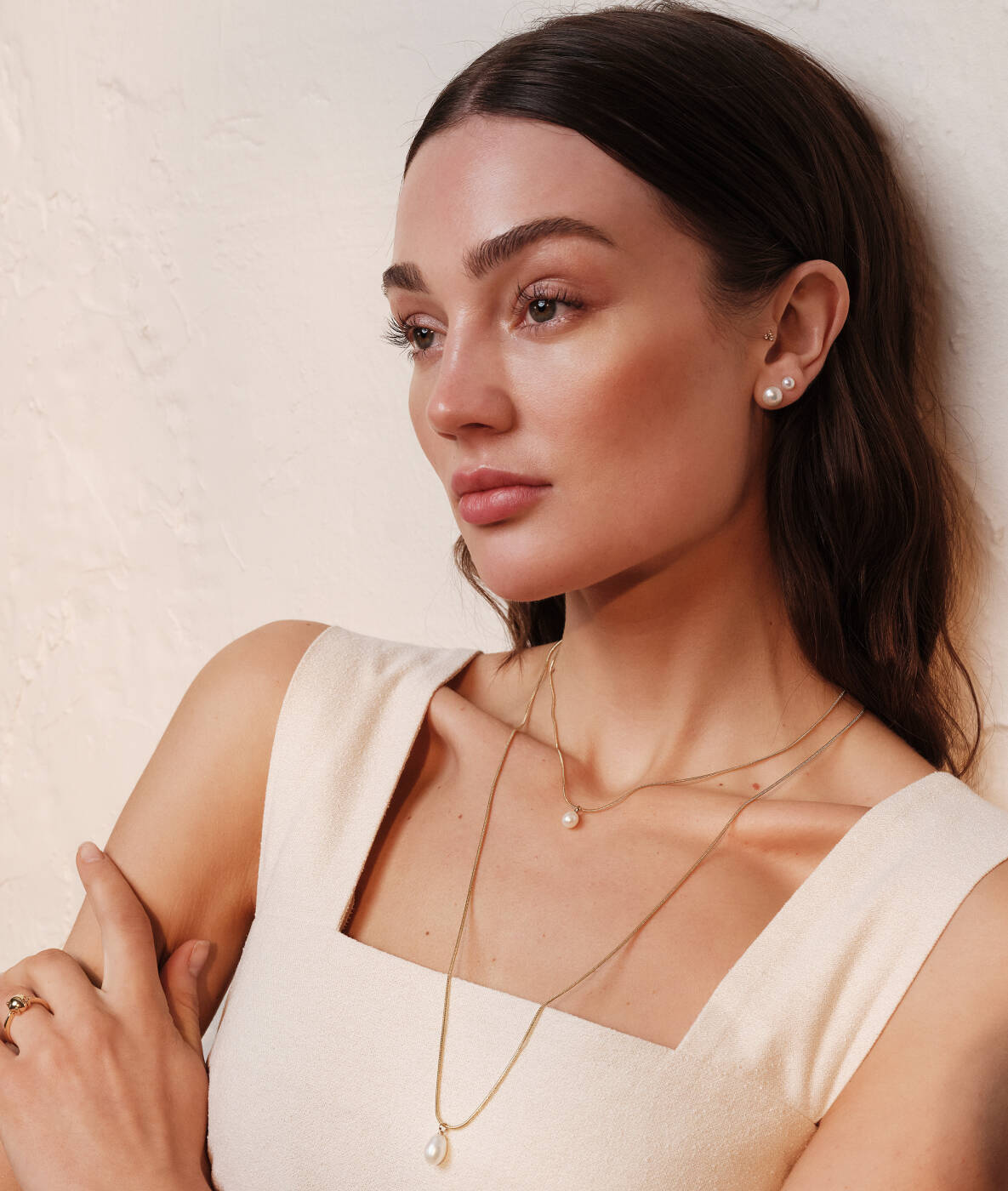 PALMA Stud Small Øredobber Stål