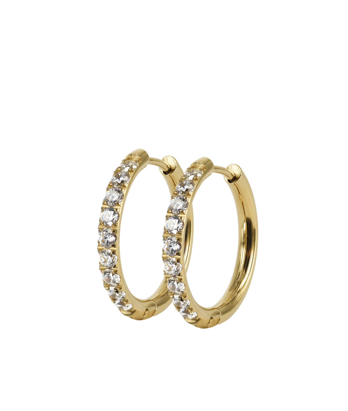 LUCY Large Øredobber Gull