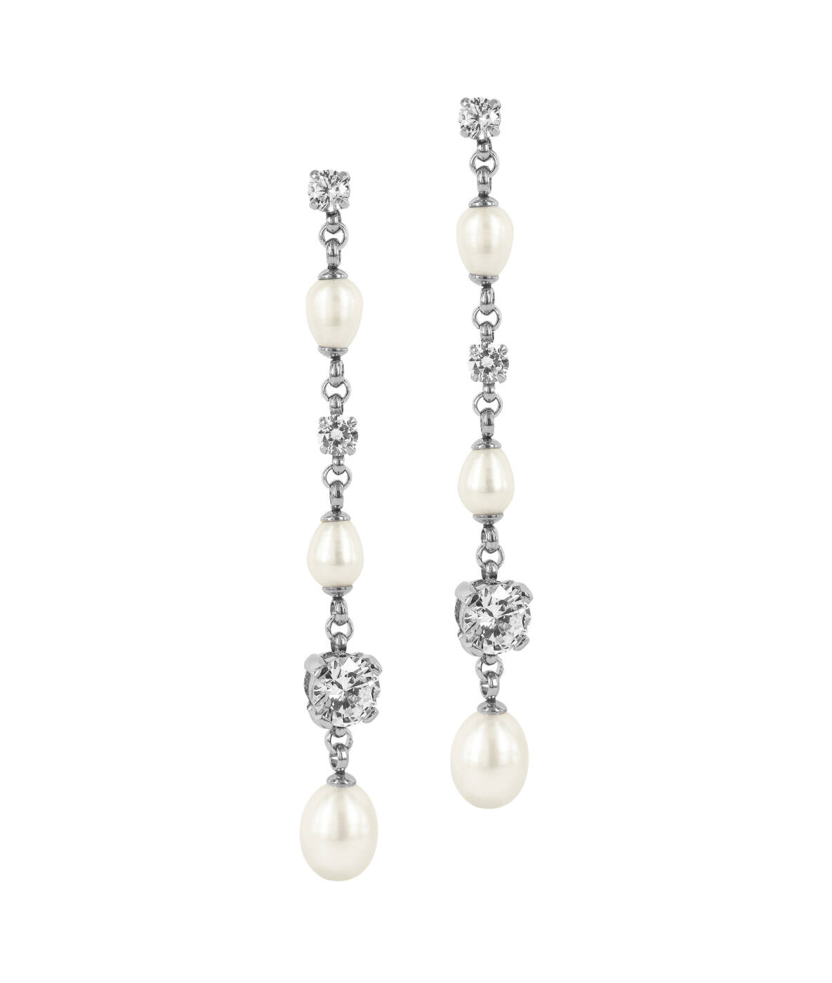 PATRICIA Long Øredobber Stål