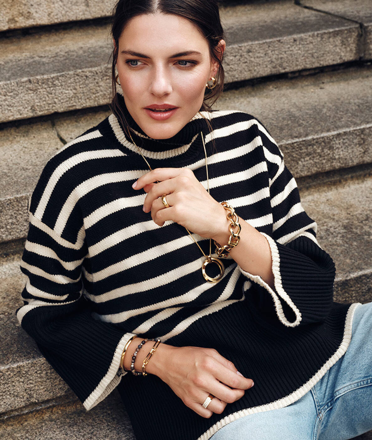 KLARA Wide 20mm Øredobber Stål