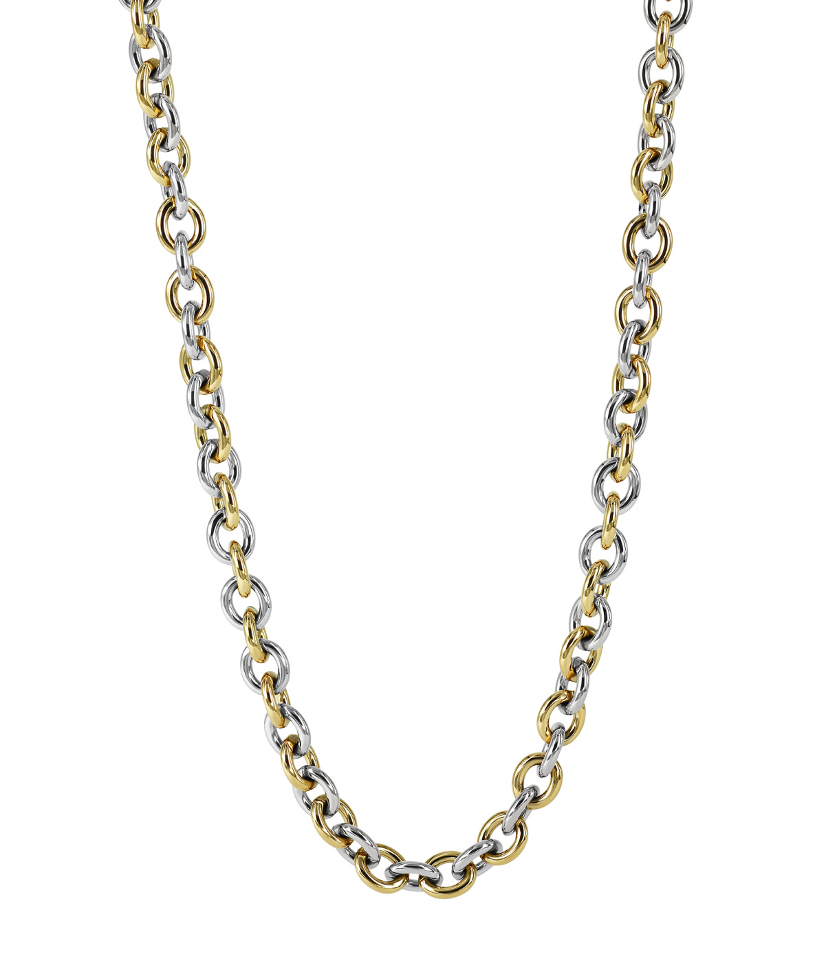 RUBY Small Halskjede Stål/Gull