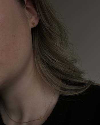 CROSS Plain Necklace Gold