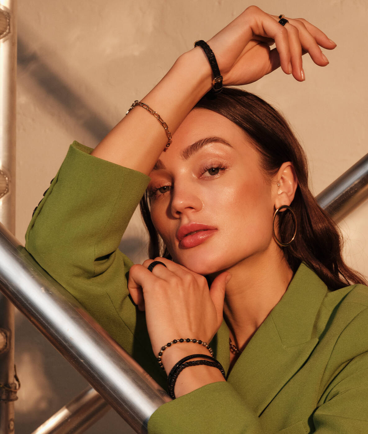 NAOMI Øredobber Gull