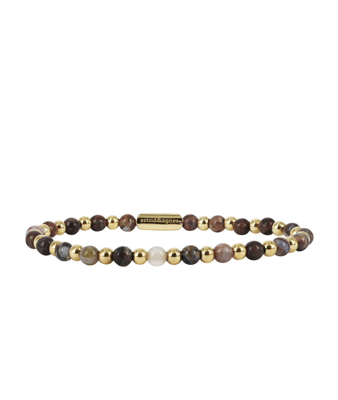 MIZA Armbånd Melange/Gull