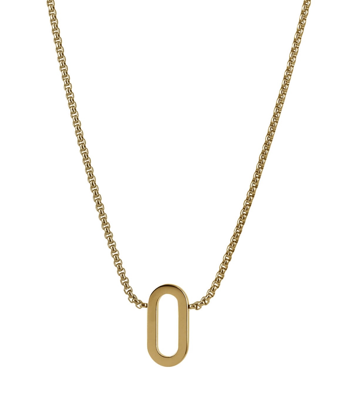 EXCELLENT Plain Halskjede Gull