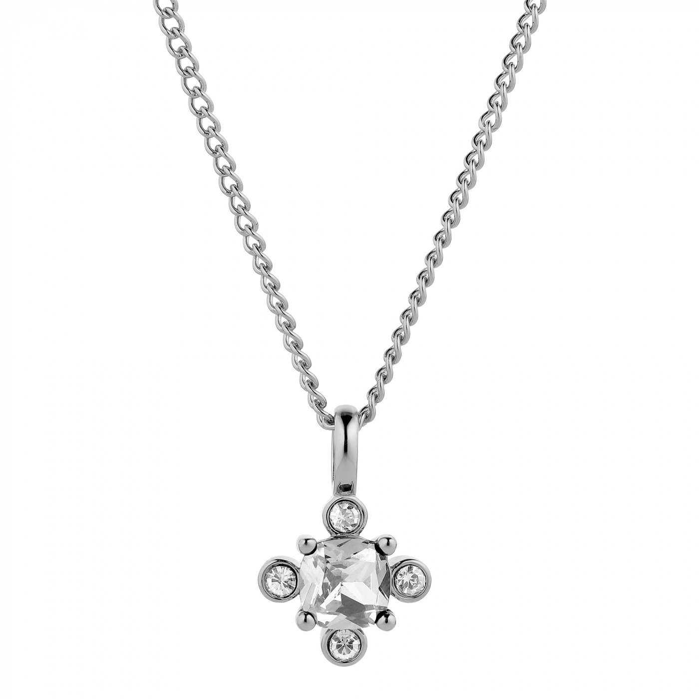 RIMINI Sølv CRYSTAL Halskjede