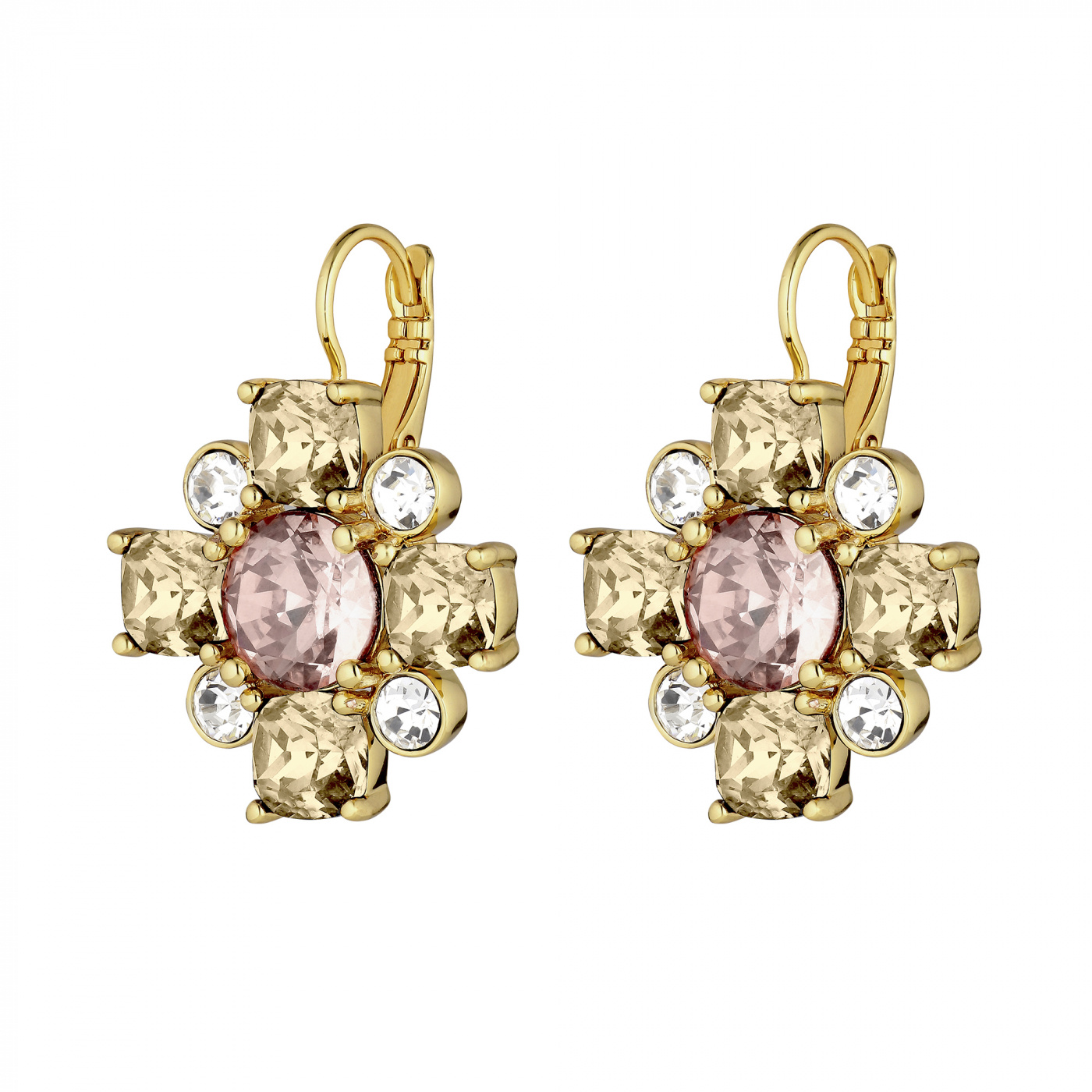 BATTI Gull GOLDEN / ROSE Øreringer