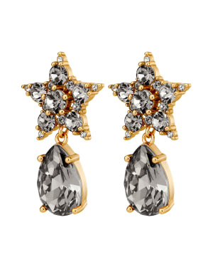 HYDRA SG GREY Earrings Gold