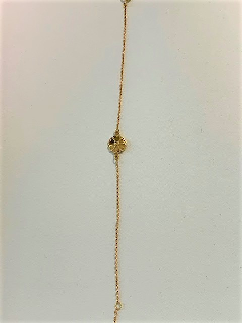 Uppland Armbånd 1 blomma Gull 17+2 cm