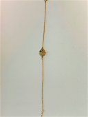 Uppland Armbånd 1 blomma Gull 17+2 cm