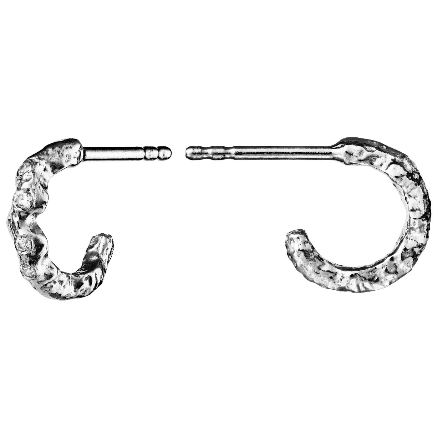 Janine petite Øreringer Sølv