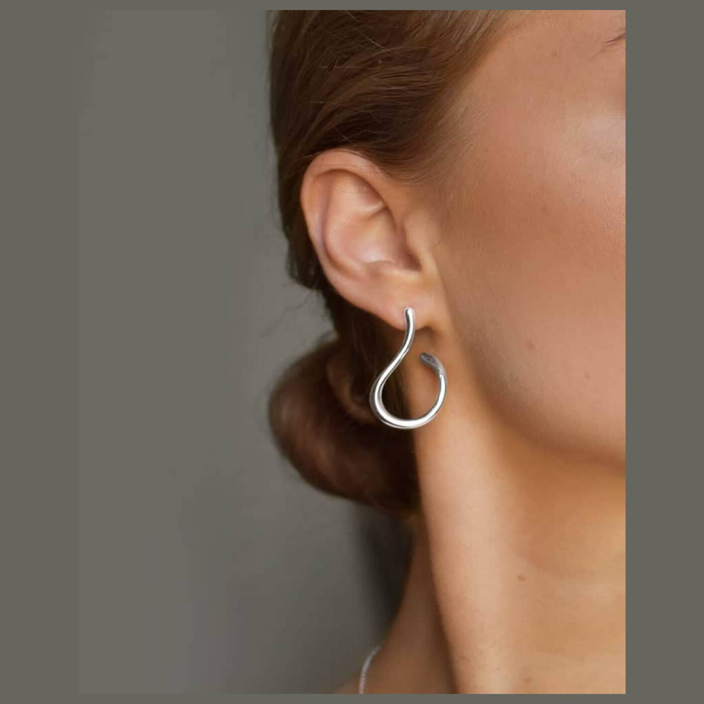 Breeze Øreringer Sølv