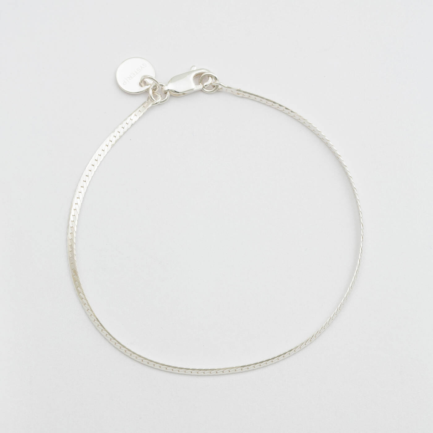 Herringbone Bracelet Sølv