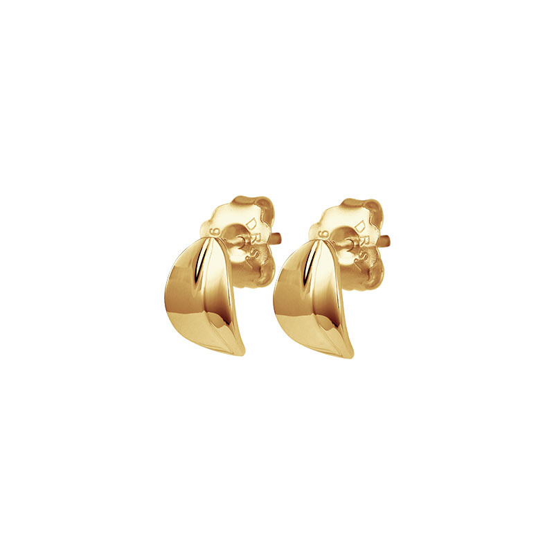 Botanica drop studs gold