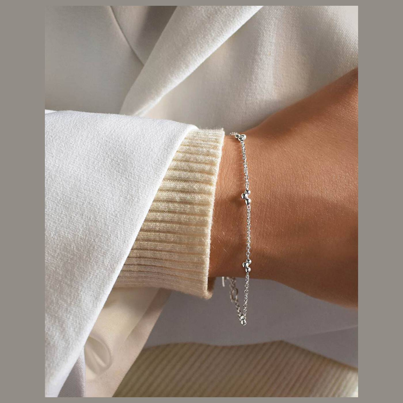 Drops full Armbånd Sølv