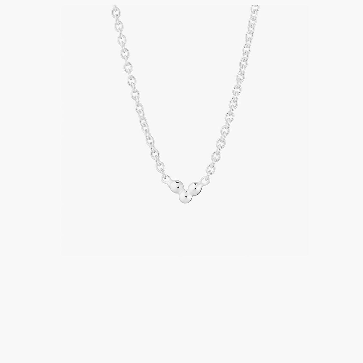 Drops Halskjede Sølv