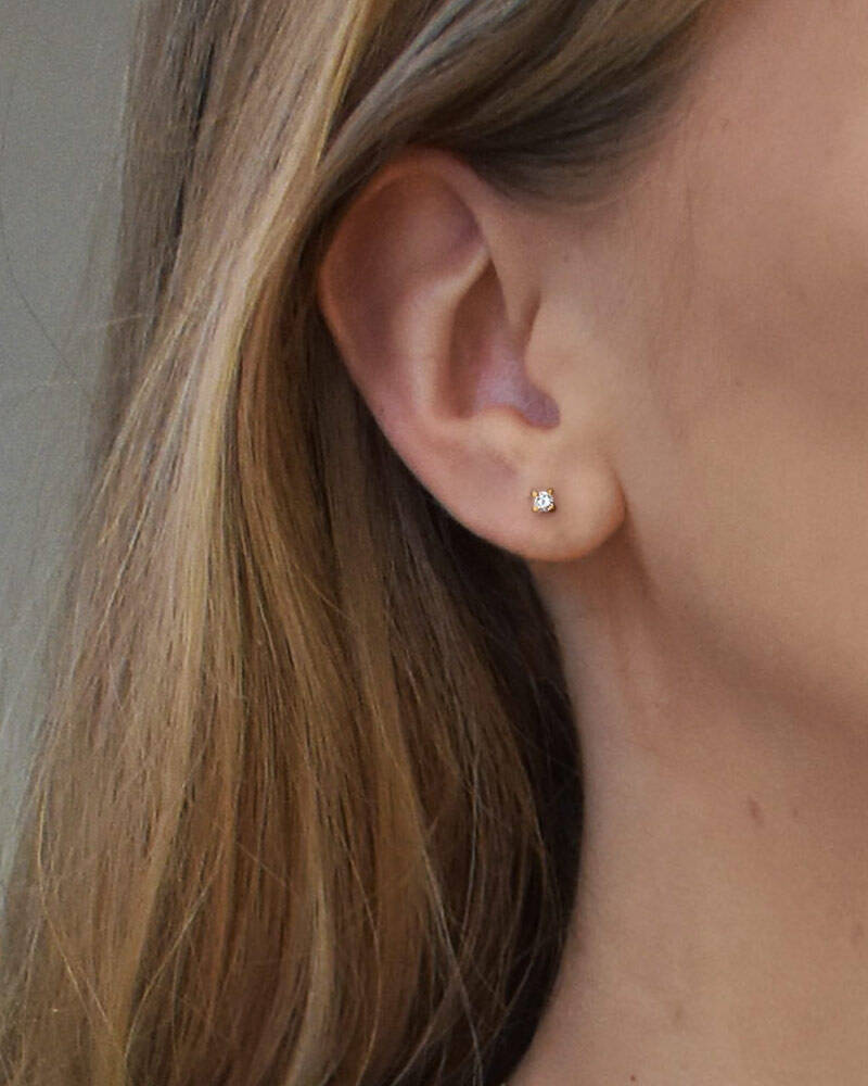 Diamond Sky drop Øreringer Gull