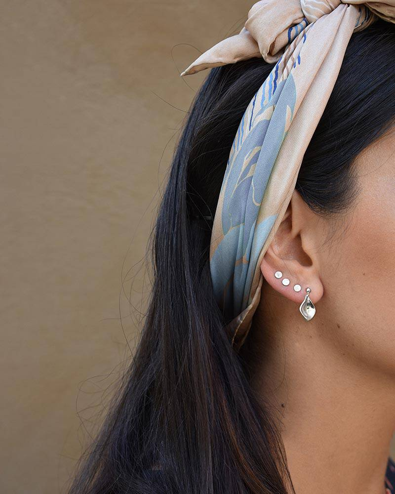 Gaias Grace Øreringer Sølv