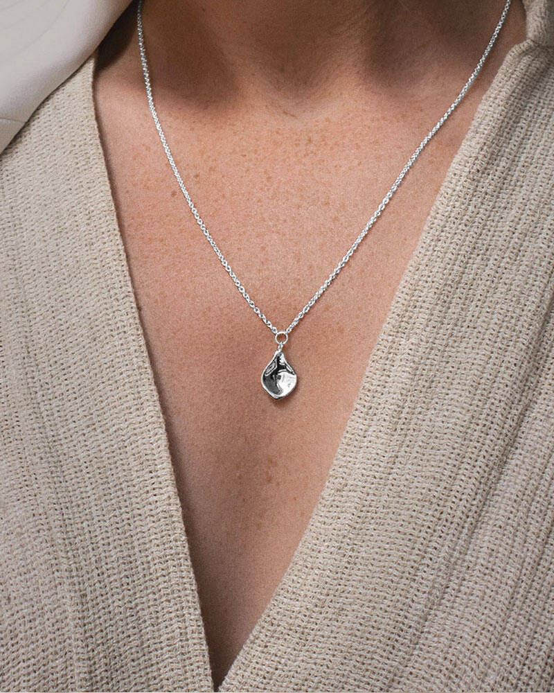 Gaias Grace single Halskjede Sølv