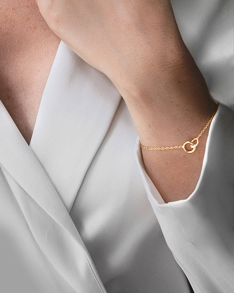 Les Amis drop Armbånd Gull